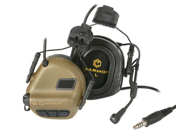 EARMOR M32H Mod 3 Aktiva Hörselskydd med mikrofon - Tan