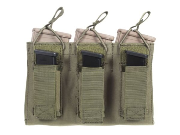 8FIELDS Trippel 5.56/9mm Magasinficka - OD