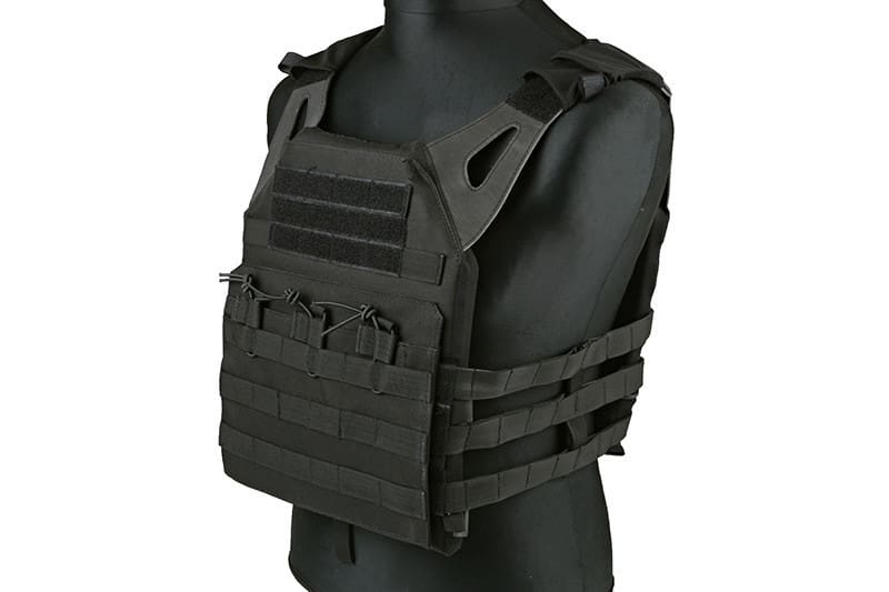 Jump type tactical vest - black