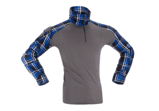 Invader Gear Flannel Combat Shirt - Blue XL