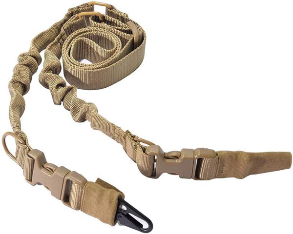 2 Point QD Tactical Bungee Sling Tan