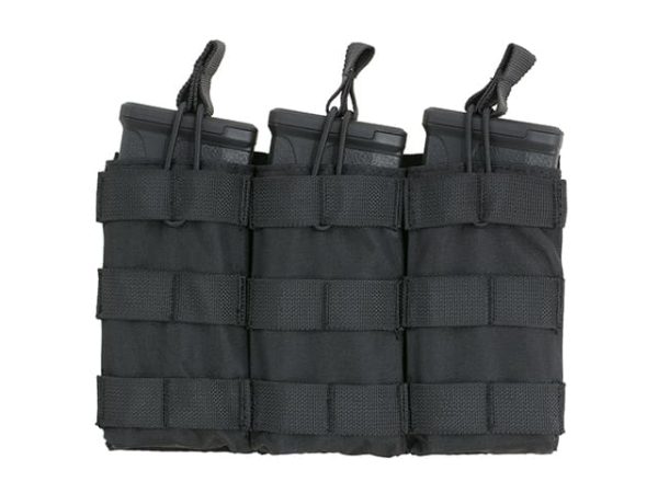 MODULAR OPEN TOP TRIPLE MAG POUCH FOR 5.56 - BLACK